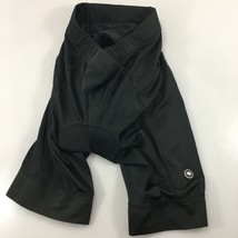 Rion Mens M Black Padded Bike Shorts Back Pocket Reflective  - $28.91