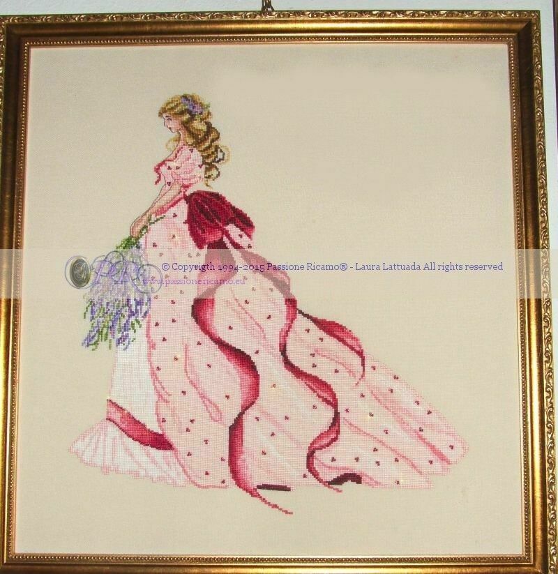Primary image for SALE! Complete Xstitch Materials RL04 The Lady of Spring by Passione Ricamo