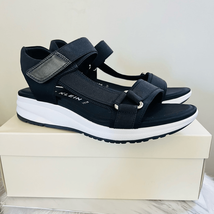 ANNE KLEIN Goldie Sport Sneaker Sandal, Comfort Cushioned, Black, Size 1... - $69.00
