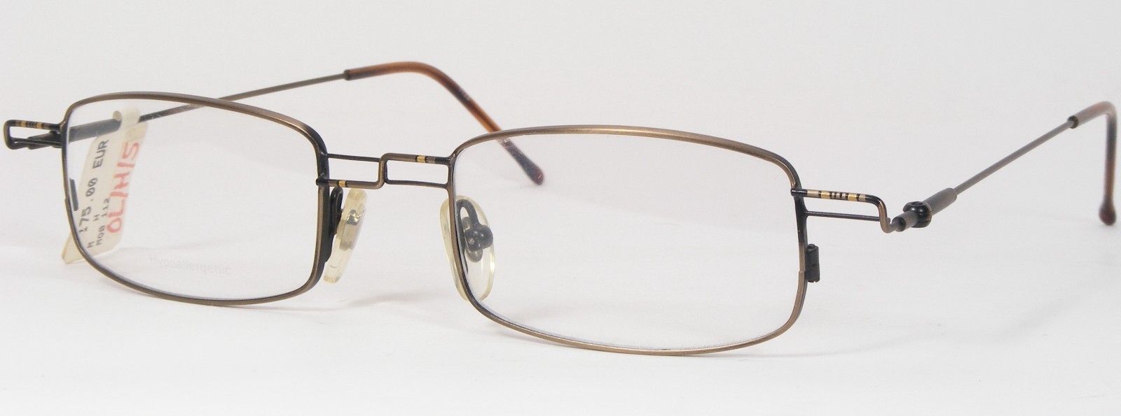 Vintage Moda Optische MO 1123 M1 Antik Brown Einzigartig Selten Brille - $96.03