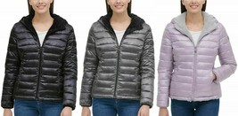 Andrew Marc Ladies&#39; Ultra Soft Attached Hood Reversible Jacket - $34.99