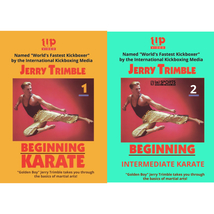 2 DVD SET Beginning &amp; Intermediate Karate - Jerry &#39;Golden Boy&#39; Trimble - $45.00