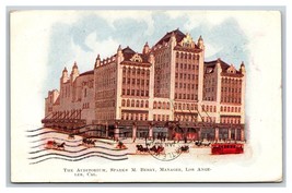 Auditorium Hotel Theatre Los Angeles California CA 1908  DB Postcard U23 - £2.18 GBP