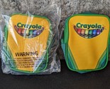 2 x New Crayola Bag with Straps 5&quot; x 6&quot; (2E) - £7.82 GBP