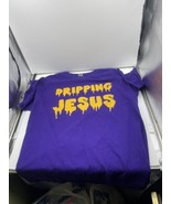 Vintage Men&#39;s Dripping Jesus Cotton 90s Y2K Short Sleeve T-Shirt Gildan ... - $857.49 MXN