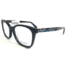 Etro Eyeglasses Frames ET2633 423 Blue Square Rainbow Paisley 53-16-140 - £58.67 GBP