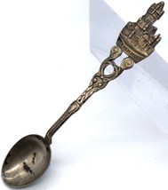 800 Silver Souvenir Spoon Cochem Castle Germany Marked 800 RUE - $19.99