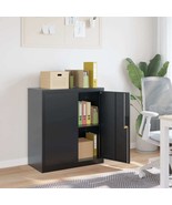 vidaXL File Cabinet Anthracite Powder-coated steel Medium File Cabinet - $9,341.40 MXN