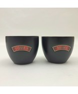 Baileys Irish Cream Mine and Yours Porcelain Dessert/Drink Cups 8 Oz Set... - £7.40 GBP