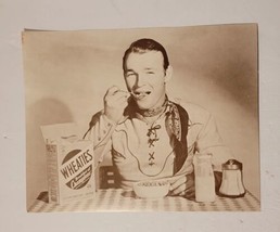 Vtg Wheaties Roy Rogers Advertisement Sepia Print 11 x 14&quot;  - £35.85 GBP