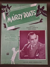 WWII-1943 Vintage Sheet Music-MAIRZY DOATS-Featured by Freddy Martin Orchestra - £8.24 GBP