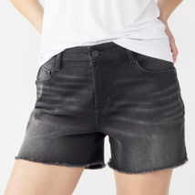 Nine West Women&#39;s Slimming Pocket Denim Shorts Size 0￼ Black - $18.80