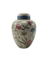 Fleurs De Chantilly Vase Andrea By Sadek Handpainted Ginger Jar 6610 Floral - $277.64 MXN