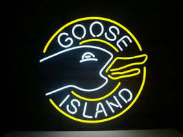 Brand New Chicago Goose Island Beer Bar Neon Light Sign 18&quot;x 16&quot; [High Q... - £109.19 GBP