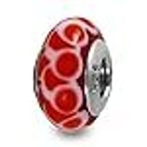 Galaxy Gold GG 925 Sterling Silver Genuine Murano Glass Charm, Rainbow S... - $18.80