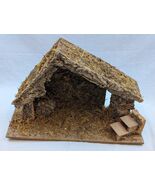 Vintage Italy Wood Nativity Musical Manger Silent Night Fontanini - $546.25 MXN