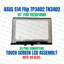 14&quot; Asus Vivobook S 14 Flip TP3402 WUXGA 1920x1200 LCD Touch Screen Display - £125.86 GBP