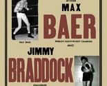 MAX BAER vs JIMMY BRADDOCK 8X10 PHOTO BOXING POSTER PICTURE - £4.64 GBP