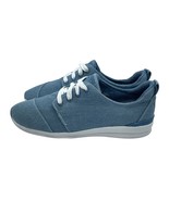 Bobs Skechers Phresh Denim Glory Canvas Lace Up Blue Shoes Womens Size 9.5 - £31.14 GBP