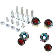 Brand New 4PCS Mazdaspeed Racing Car License Plate Carbon Screw Bolt Cap... - £15.72 GBP