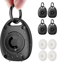 (4 Pack) Airtag Keychain Holder Case | IPX8 Waterproof, Ultra-Compact | ... - $23.94