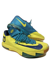 KD VI Sonic Nike Sneakers 11.5  599424-700 Yellow Midnight Shoes Mens RARE - £73.87 GBP