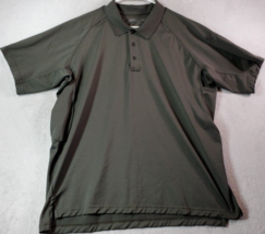 5.11 Tactical Series Polo Shirt Mens Size XL Black Polyester Short Sleeve Collar - £17.47 GBP