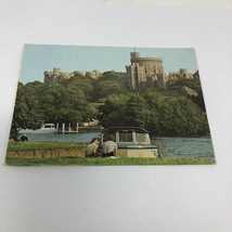 Vtg River Thames Windsor Castle Postcard Used Vintage 1986 - £3.95 GBP