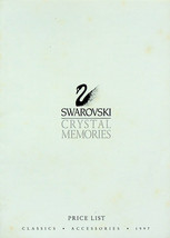SWAROVSKY Crystal Memories Price List (1997) - Preowned - £18.26 GBP