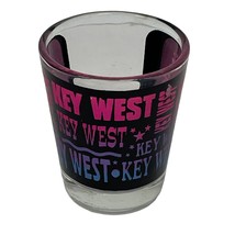 Shot Glass Key West Purple Pink Black - $8.79