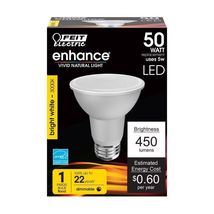 Feit PAR20 E26 (Medium) LED Bulb Bright White 50 Watt Equivalence - $8.95