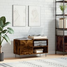 Modern Wooden Home Record Vinyl Storage Cabinet Unit Wood With Open Shelves - £55.37 GBP+
