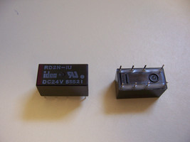 lot of 10 IDEC RELAY RD2N-IU DC24V 55521 small pc mount 24 volt dc dpdt new - $24.74