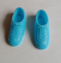 Barbie Doll 1970s Blue Tennis Shoes Sneakers Hong Kong - £7.00 GBP