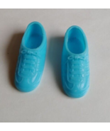 Barbie Doll 1970s Blue Tennis Shoes Sneakers Hong Kong - £6.97 GBP