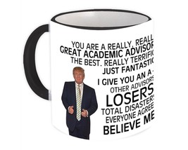 Academic Advisor Funny Trump : Gift Mug Great Birthday Christmas Jobs - £12.60 GBP