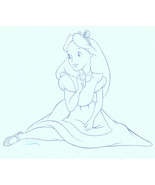 Jon Pinto Original Art SIGNED Walt Disney World Park Alice Wonderland To... - $98.99