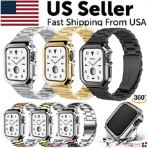 Stainless Steel for Apple Watch Iwatch Band 8 7 6 5 4 3 2 SE 38/41/40/42/44/45Mm - £11.64 GBP+