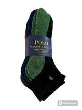 Polo  Ralph Lauren 6 Pack Socks Black/ Asst.NWT.MSRP$24.98 - $22.91