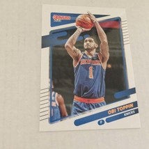2021-22 Panini Donruss New York Knicks Obi Toppin Trading Card #118  - $1.99