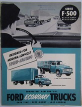 1953 FORD F-500 Economy Truck Dealer Sales Brochure Specifications Pamphlet - $16.38