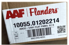 AAF EZ Flow II 20&#39;&#39; x 22-1/4&#39;&#39; x 1&#39;&#39; Fiberglass Furnace Air Filter 12-PACK - £42.81 GBP