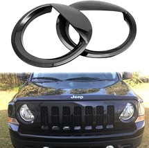 For  Accessories Bezels Front Light Headlight  Style Trim Cover ABS Compatible w - £81.19 GBP