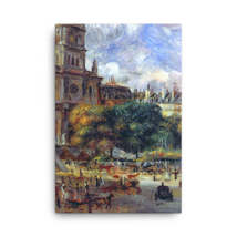 Pierre Auguste Renoir Church of the Holy Trinity in Paris 1892-93 Canvas Print - £74.39 GBP+