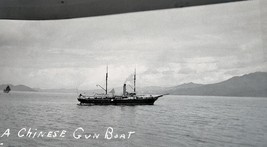 Historic Photo; Chinese Gun Boat; Canton River; China; Circa 1912 - £11.54 GBP