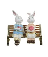 bunnies in love Trinket Box Hand made  by Keren Kopal with  Austrian Cry... - £137.69 GBP