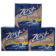 (3) 3 Packs Zest Energizing Effects 4oz Bar Soap Ocean Energy 9 Bars New - $59.35