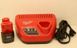 NEW Genuine Milwaukee 48-59-2401 Charger with Red Lithium CP3.0 CP 3.0 Battery - $73.47