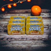6x Sunkist Sours Tangerine Orange Vitamin C 50 Sugar Free Pieces Tins EXP 2026 - £19.57 GBP