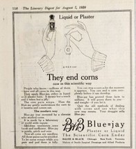 1920 Print Ad B&amp;B Blue=jay Scientific Corn Enders Bauer &amp; Black Chicago,... - £11.16 GBP
